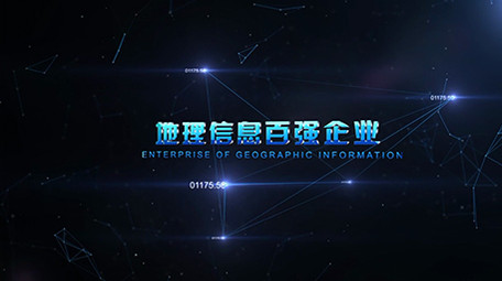 大气点线科技片头出字模板