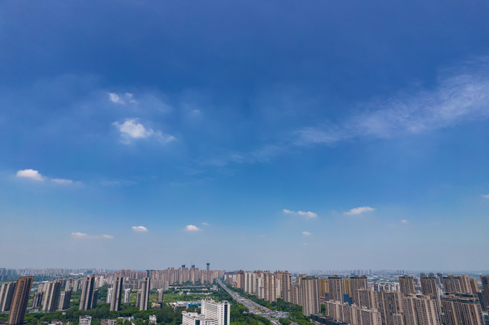 江苏常州城市风光市民广场航拍摄影图
