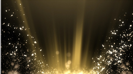 金色光线光点粒子放射循环背景高清视频素材
