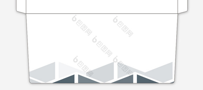 三角几何ai企业信封信纸背景模板