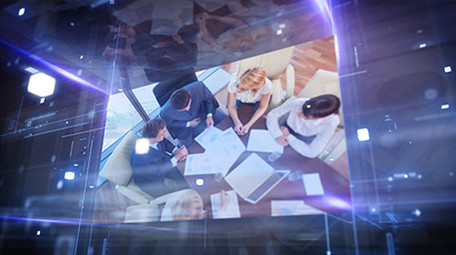 全息信息科技企业宣传片AE模板