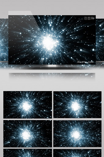 绚丽星空粒子屏幕视频背景素材图片