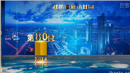 数据图表 科技数据 柱状图 AE数据版