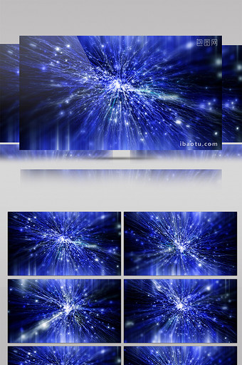 动感VJ蓝色震撼线条光线视频素材背景视频图片