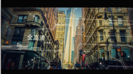 大气科技透视空间动画转场图文片头AE模板