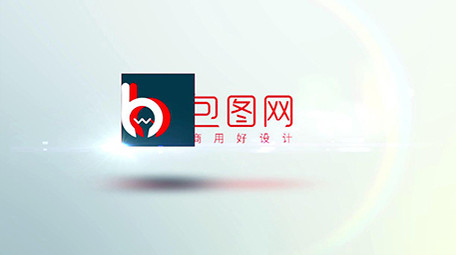 现代简洁光效企业片头Logo标志动画