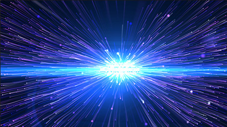 蓝色科技粒子爆炸震撼片头片尾AE模板