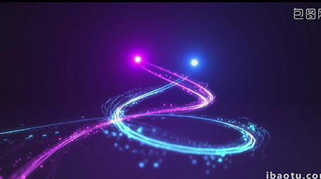 唯美粒子光效标志片头AE模板