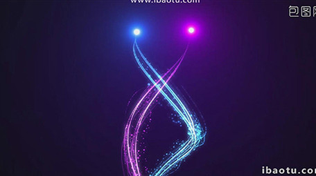 唯美粒子光效标志片头AE模板