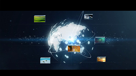 科技图文展示AE模版