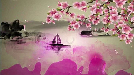 中国风水墨led背景视频