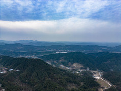 大自然山川丘陵地貌航拍摄影图