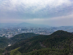 大自然山川丘陵地貌航拍摄影图