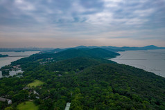 江苏无锡无锡太湖鼋头渚风景区航拍图