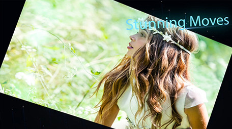 超炫蓝光粒子环绕宣传片AE模板