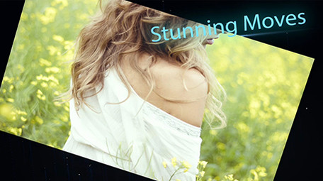 超炫蓝光粒子环绕宣传片AE模板