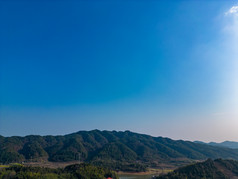 美丽乡村大棚农业种植油菜花航拍摄影图