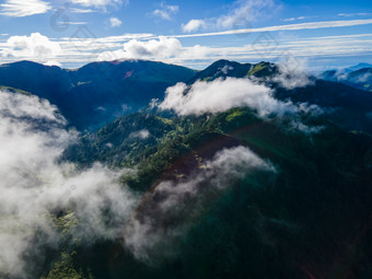 祖国大好河山湖北神农架5A景区航拍摄影图