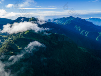 祖国大好河山湖北神农架5A景区航拍摄影图