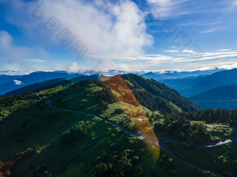 祖国大好<strong>河山</strong>湖北神农架5A景区航拍摄影图