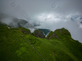 祖国大好<strong>河山</strong>湖北神农架5A景区航拍摄影图