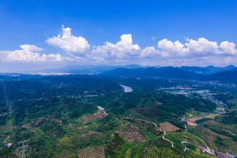 祖国大好<strong>河山</strong>丘陵山川航拍摄影图