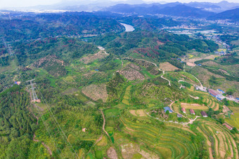 <strong>祖国</strong>大好<strong>河山</strong>丘陵山川航拍摄影图