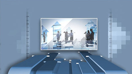 箭头动画时间线企业宣传图文片头AE模板