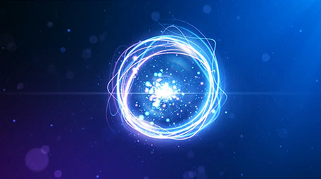 炫丽<strong>光影</strong>线条轨迹运动标志特效模板