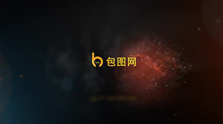 火树银花爆炸粒子效果片头logo演绎