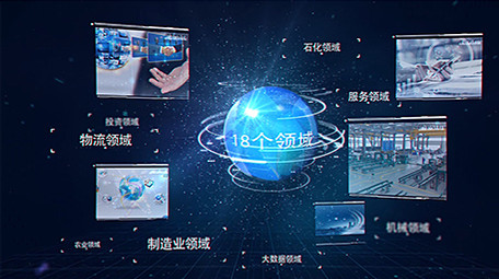 未来科技数据图文连线展示宣传片AE模板