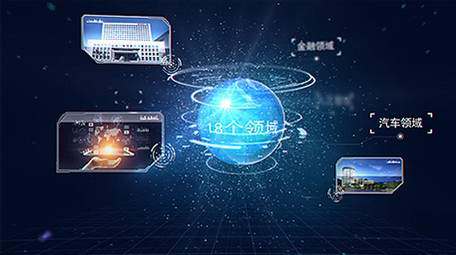 未来科技数据图文连线展示宣传片AE模板