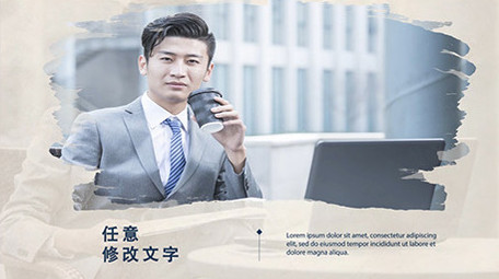 简洁平滑过渡商务公司通用宣传片ae模板