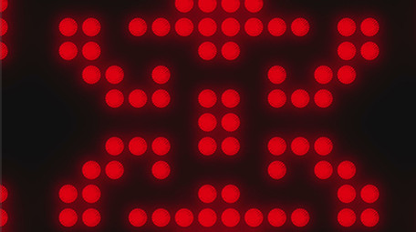 36个LED大屏幕背景墙的光点循环视频
