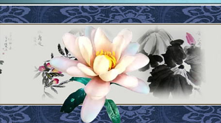 古风水墨唯美开场视频AE模板