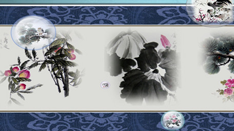 古风水墨唯美开场视频AE模板