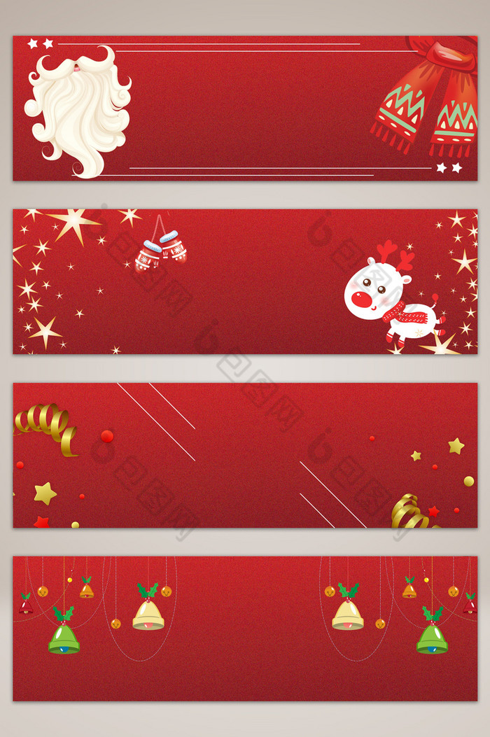 圣诞节新年banner海报图片图片