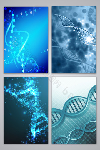 现代医疗DNA背景图图片