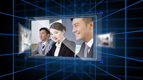 科技图文旋转展示AE模版