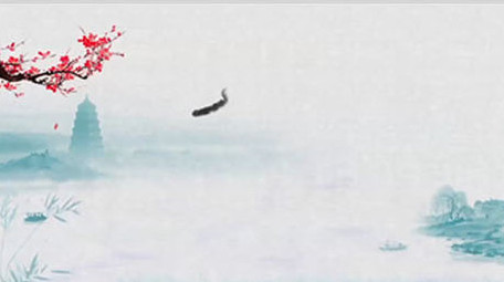 大气中国风山水墨片头ae模版