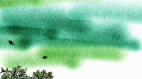 读唐诗配乐LED视频