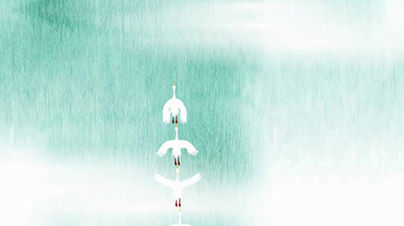 读唐诗配乐LED视频