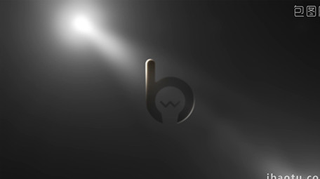 体积光闪光灯动画效果演绎标志片头LOGO