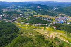 南方山川丘陵航拍摄影图