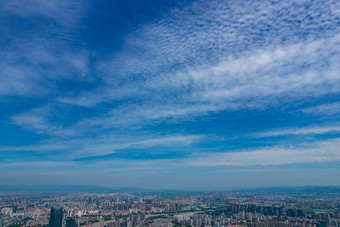 浙江宁波城市大景航拍摄影图