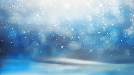 蓝白色 漂亮光线光点粒子 梦幻光效雪花