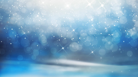 蓝白色 漂亮光线光点粒子 梦幻光效雪花