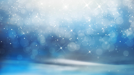蓝白色 漂亮光线光点粒子 梦幻光效雪花