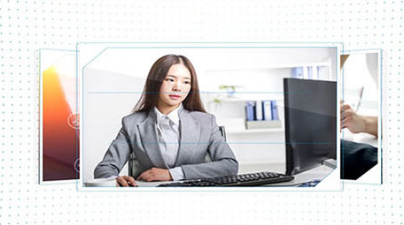 网站设计宣传公司企业商务图文动画AE模板