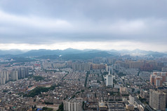 广州中山城市全景航拍摄影图